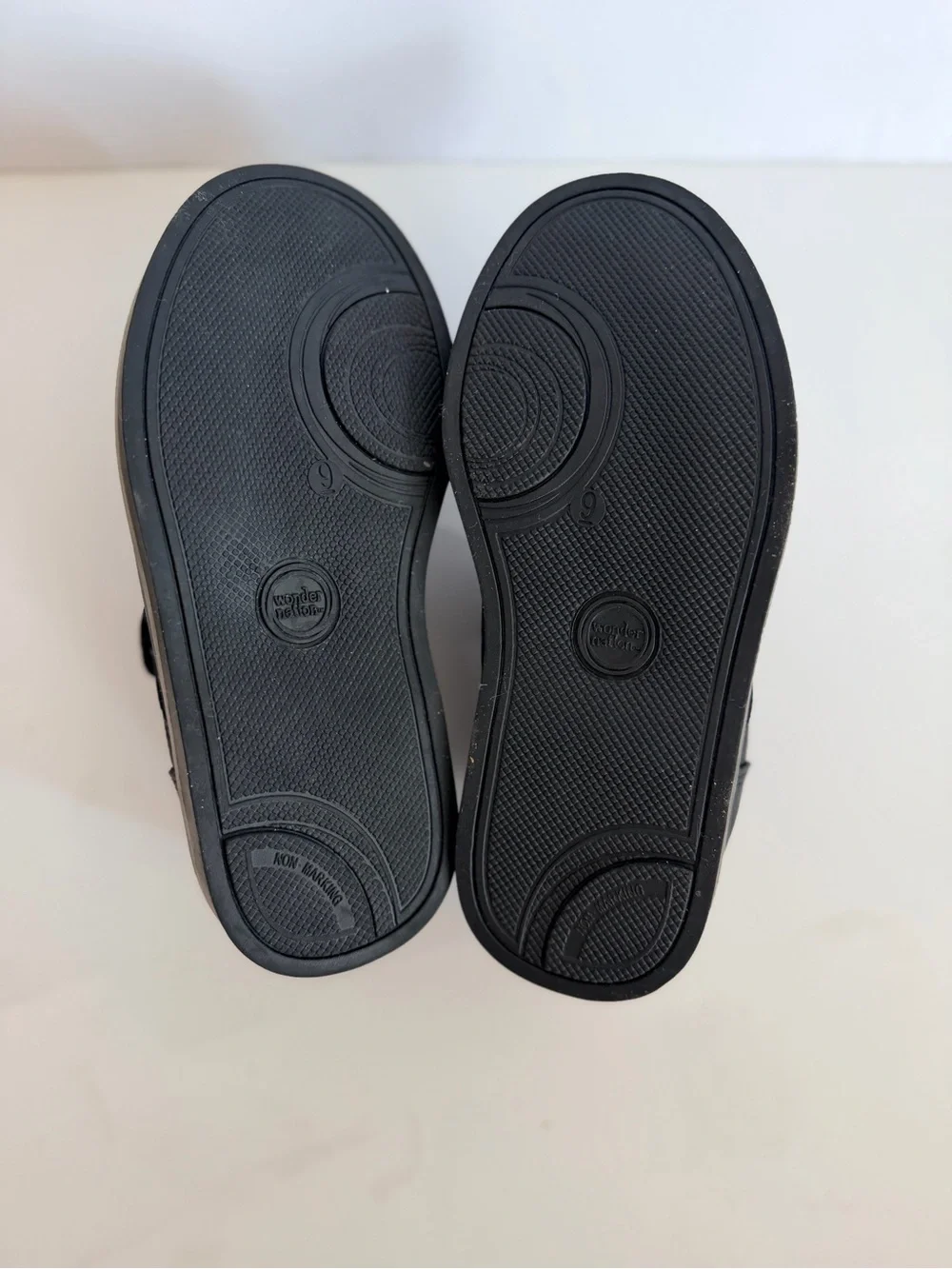Toddler  Black Velcro Dress Shoes